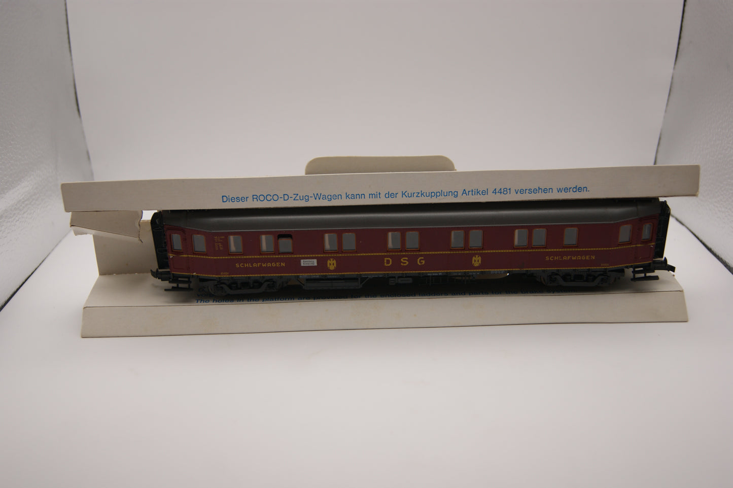 Roco 4292 H0 DSG Schlafwagen Hechtwagen Epoche III rot OVP