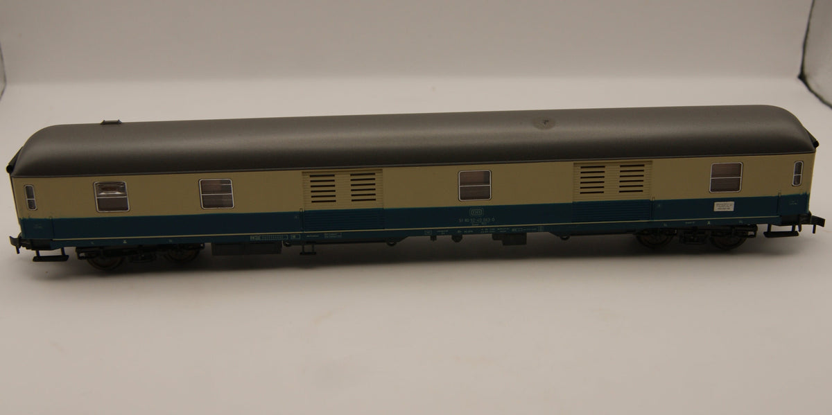 Roco 4394 H0 DB Gepäckwagen Düm 902 ozeanblau beige Epoche IV OVP