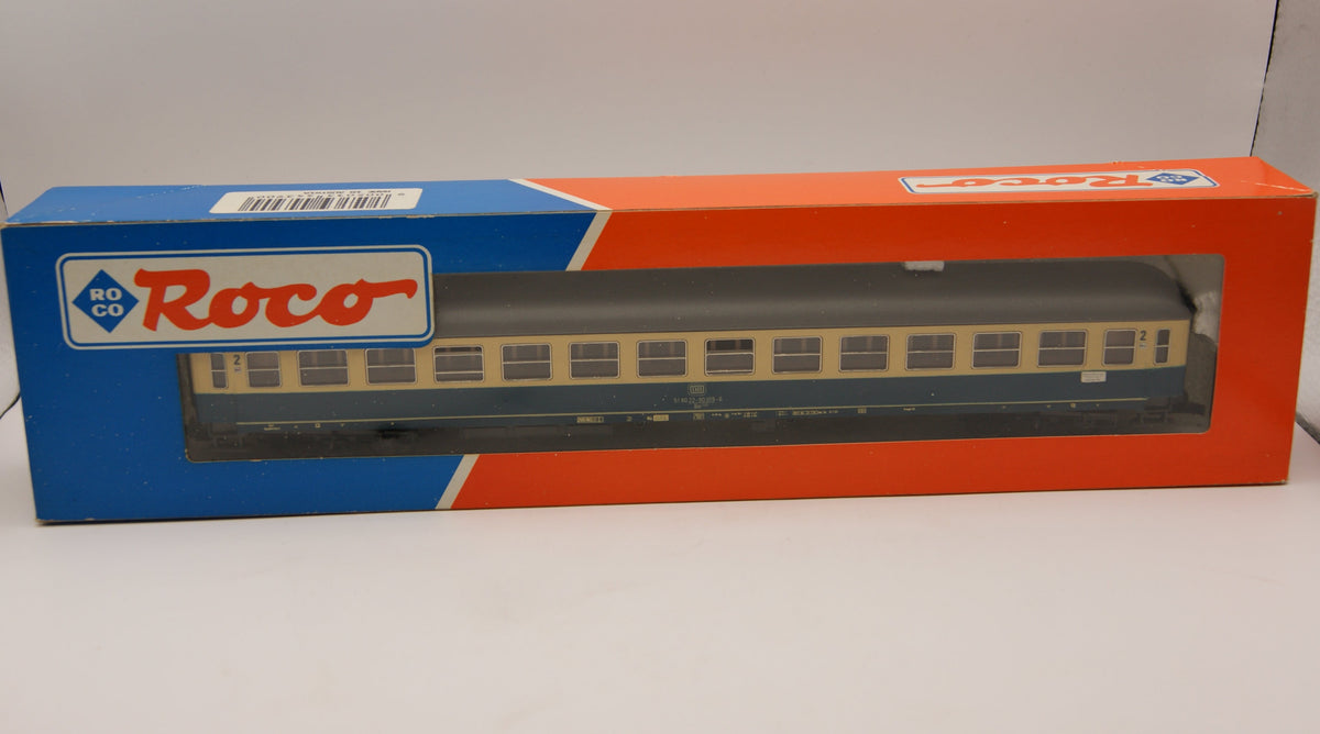 Roco 44390 H0 DB Bm 234 Schnellzugwagen 2. Klasse ozeanblau beige OVP