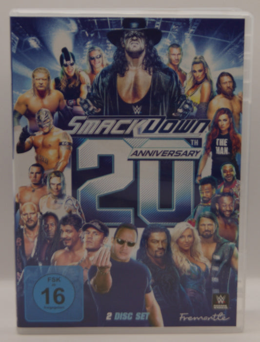 WWE SmackDown 20th Anniversary – 2 DVD Set – Wrestling – FSK 16