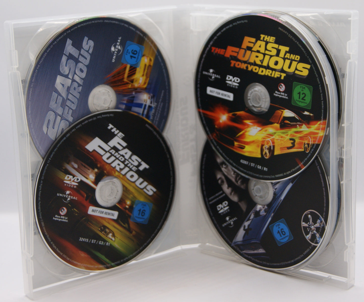Fast & Furious – 8-Movie Collection – 8 DVDs – Vin Diesel / Paul Walker – FSK 16