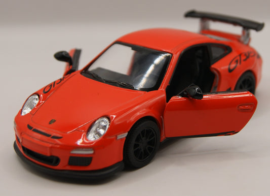 Kinsmart Porsche 911 GT3 RS 997 rot 1:36 Diecast Modellauto neu mit Etikett