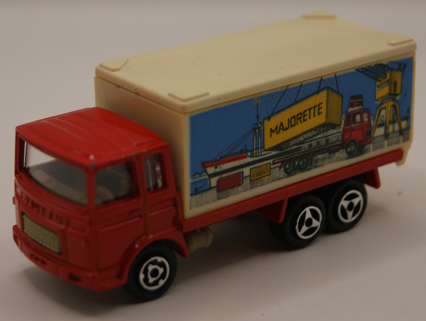 Majorette 214 Saviem SM Container Truck Majorette Werbung Vintage France