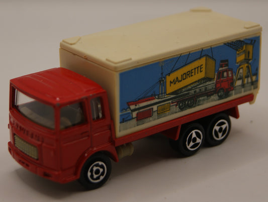 Majorette 214 Saviem SM Container Truck Majorette Werbung Vintage France