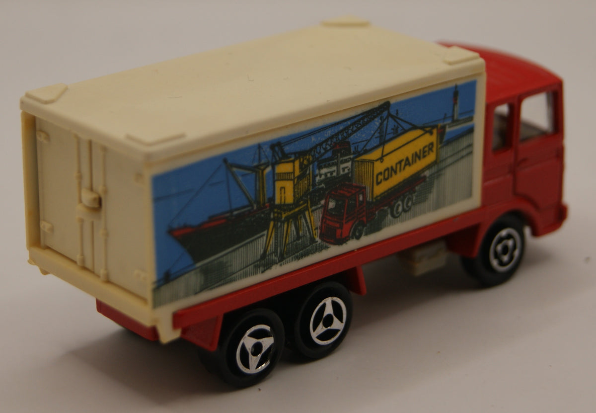 Majorette 214 Saviem SM Container Truck Majorette Werbung Vintage France