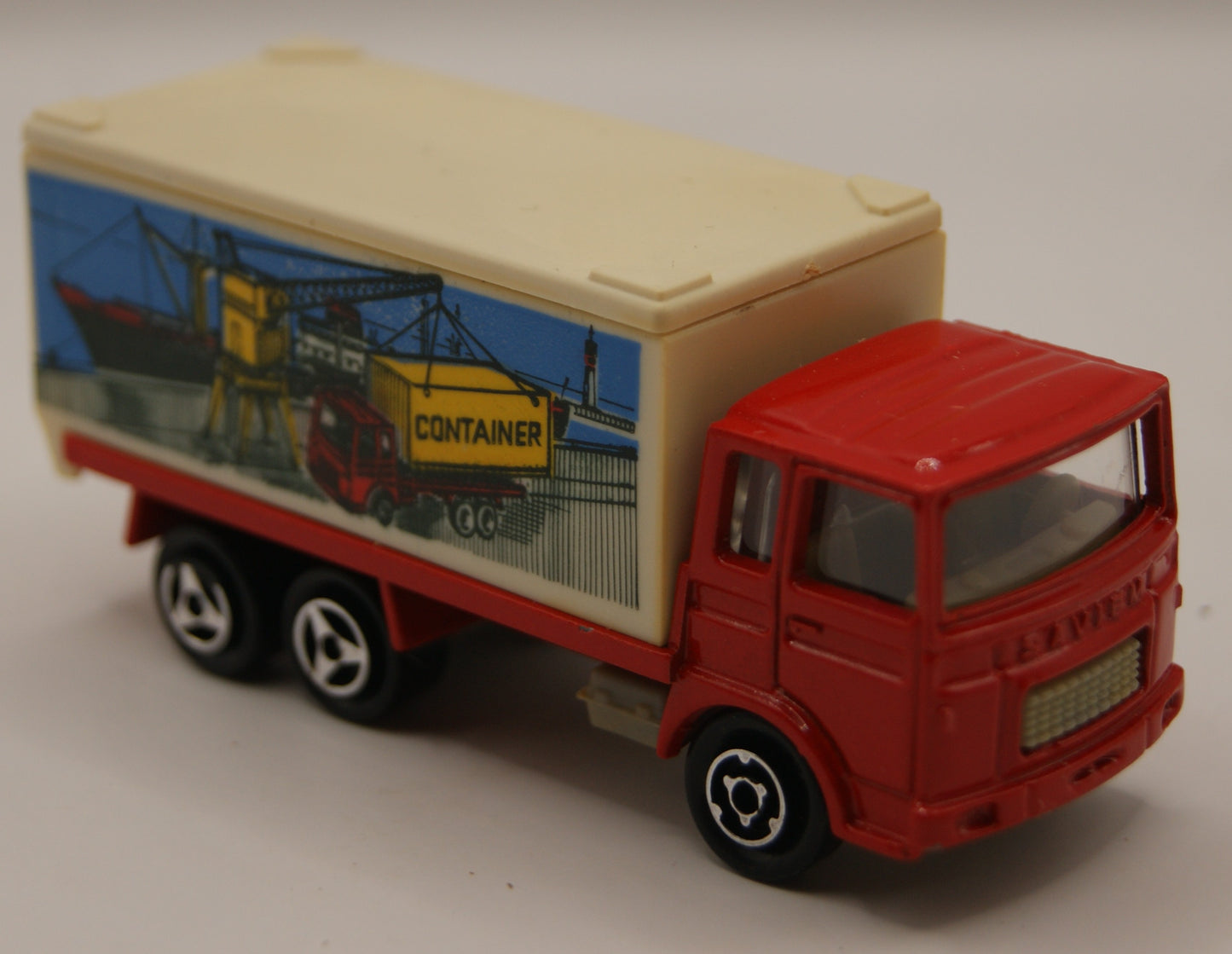 Majorette 214 Saviem SM Container Truck Majorette Werbung Vintage France