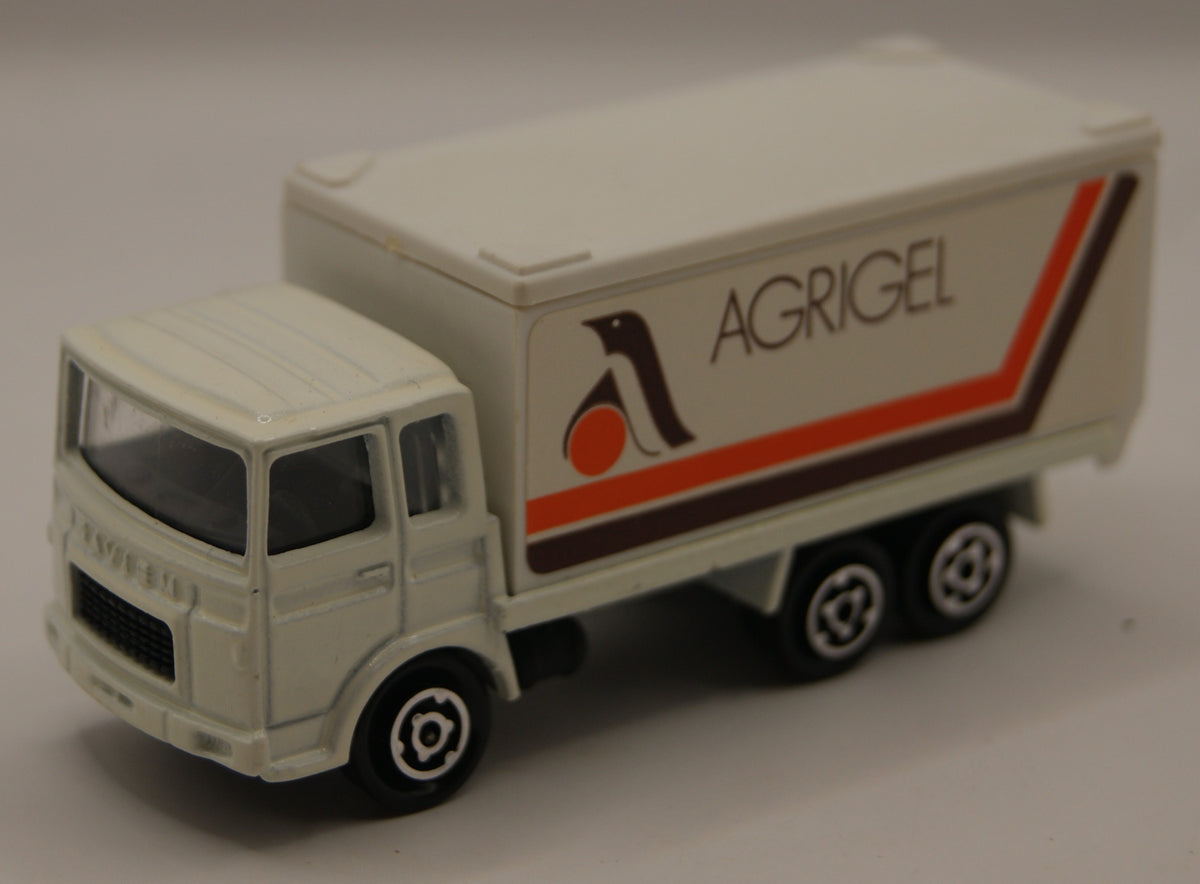 Majorette 214 Saviem SM Container Truck Agrigel 1:100 Vintage Made in France