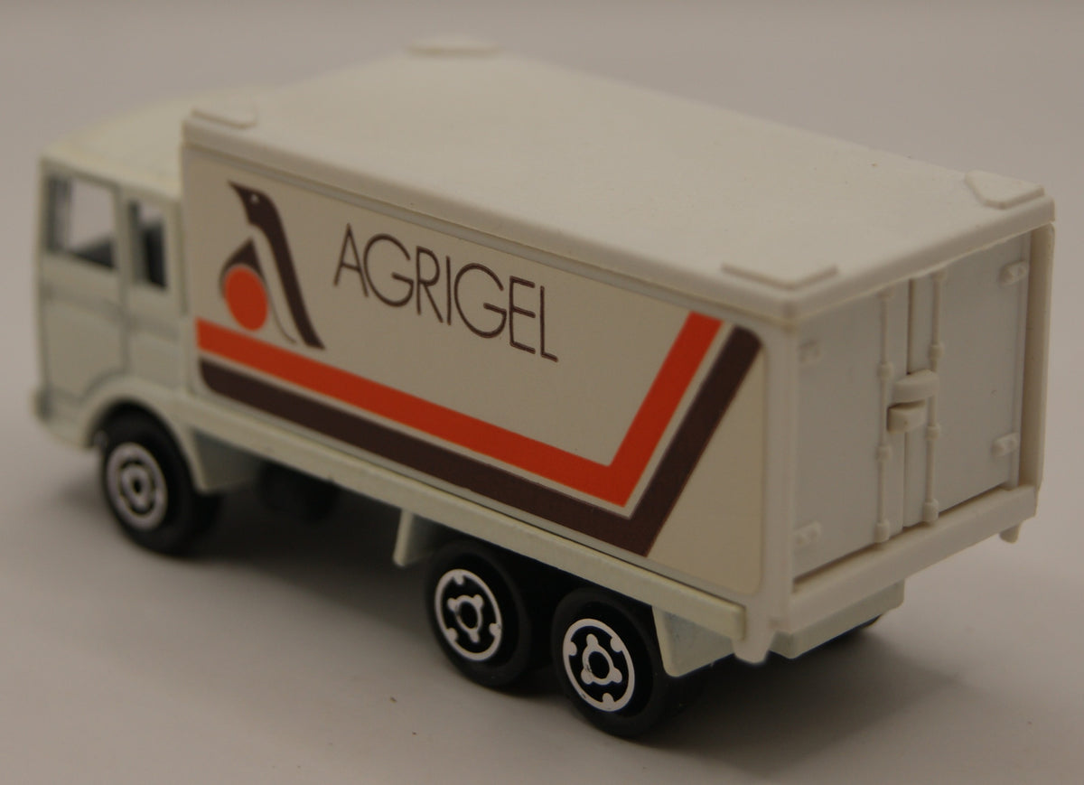 Majorette 214 Saviem SM Container Truck Agrigel 1:100 Vintage Made in France