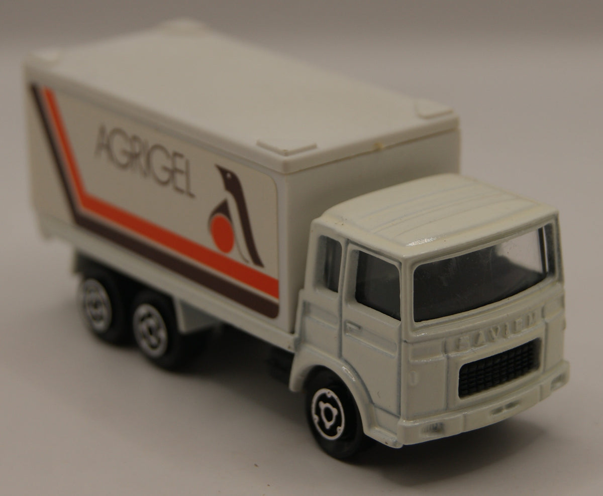 Majorette 214 Saviem SM Container Truck Agrigel 1:100 Vintage Made in France