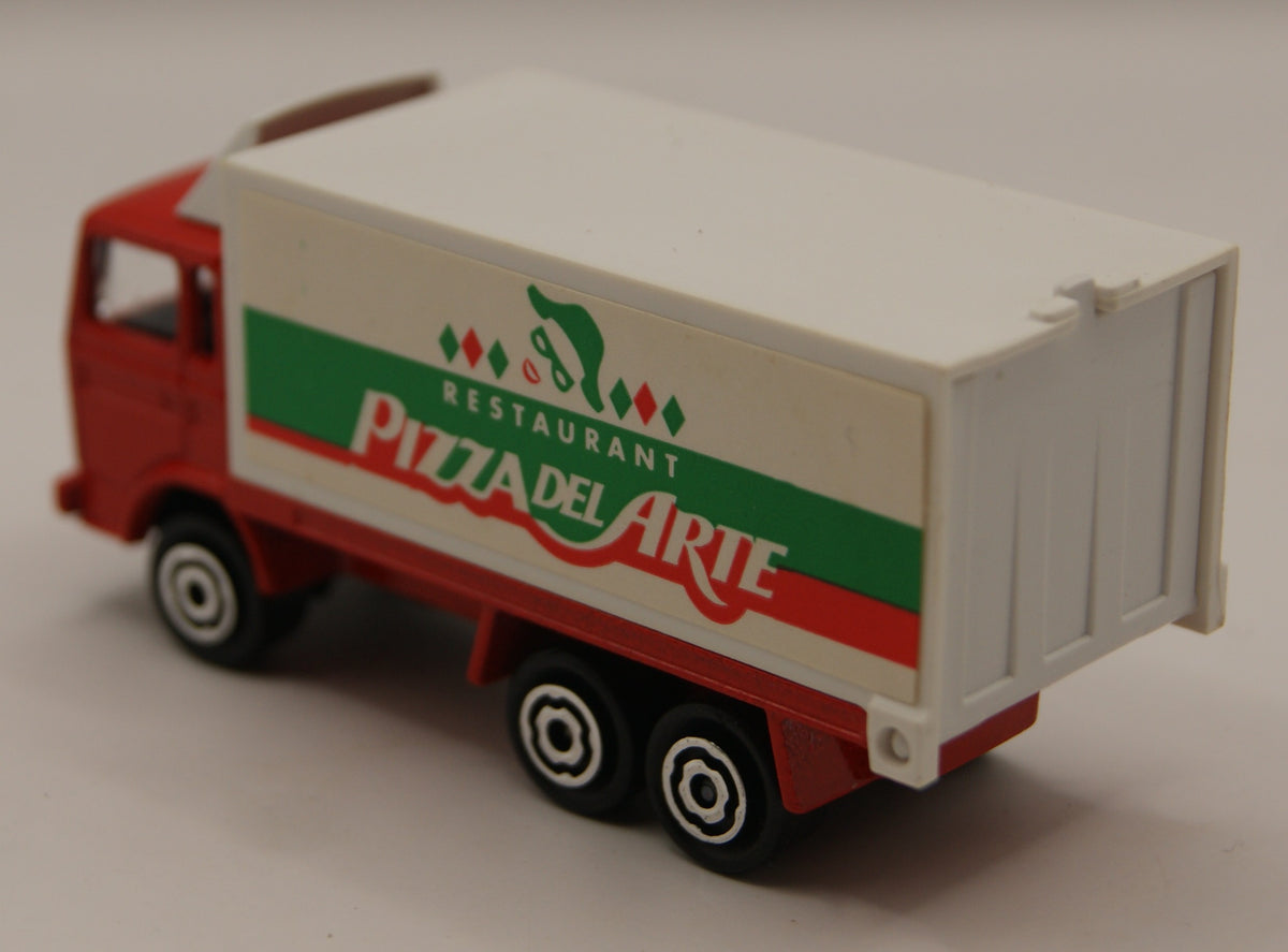 Majorette 265 Renault J Container Truck Pizza Del Arte 1:100 France Vintage