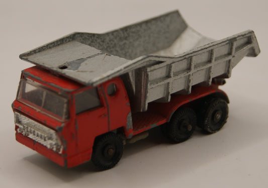 Majorette 205 Magirus Deutz Kipper Tipper Truck Rot Silber 1:100 Vintage France