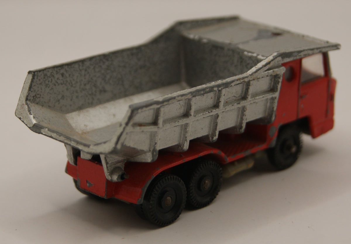 Majorette 205 Magirus Deutz Kipper Tipper Truck Rot Silber 1:100 Vintage France