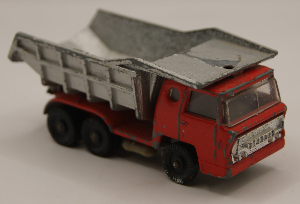Majorette 205 Magirus Deutz Kipper Tipper Truck Rot Silber 1:100 Vintage France