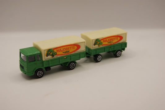 Majorette 366 Saviem Truck & Trailer Majorette Métal Vintage Frankreich