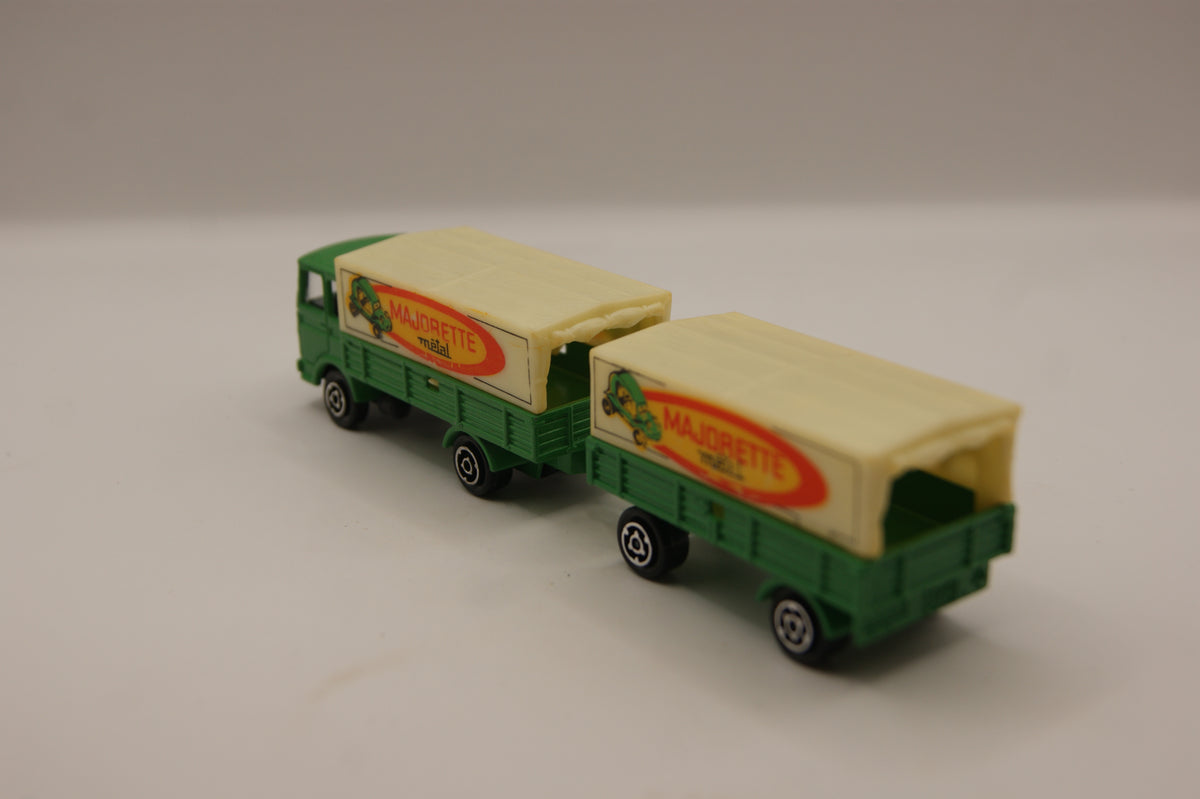 Majorette 366 Saviem Truck & Trailer Majorette Métal Vintage Frankreich
