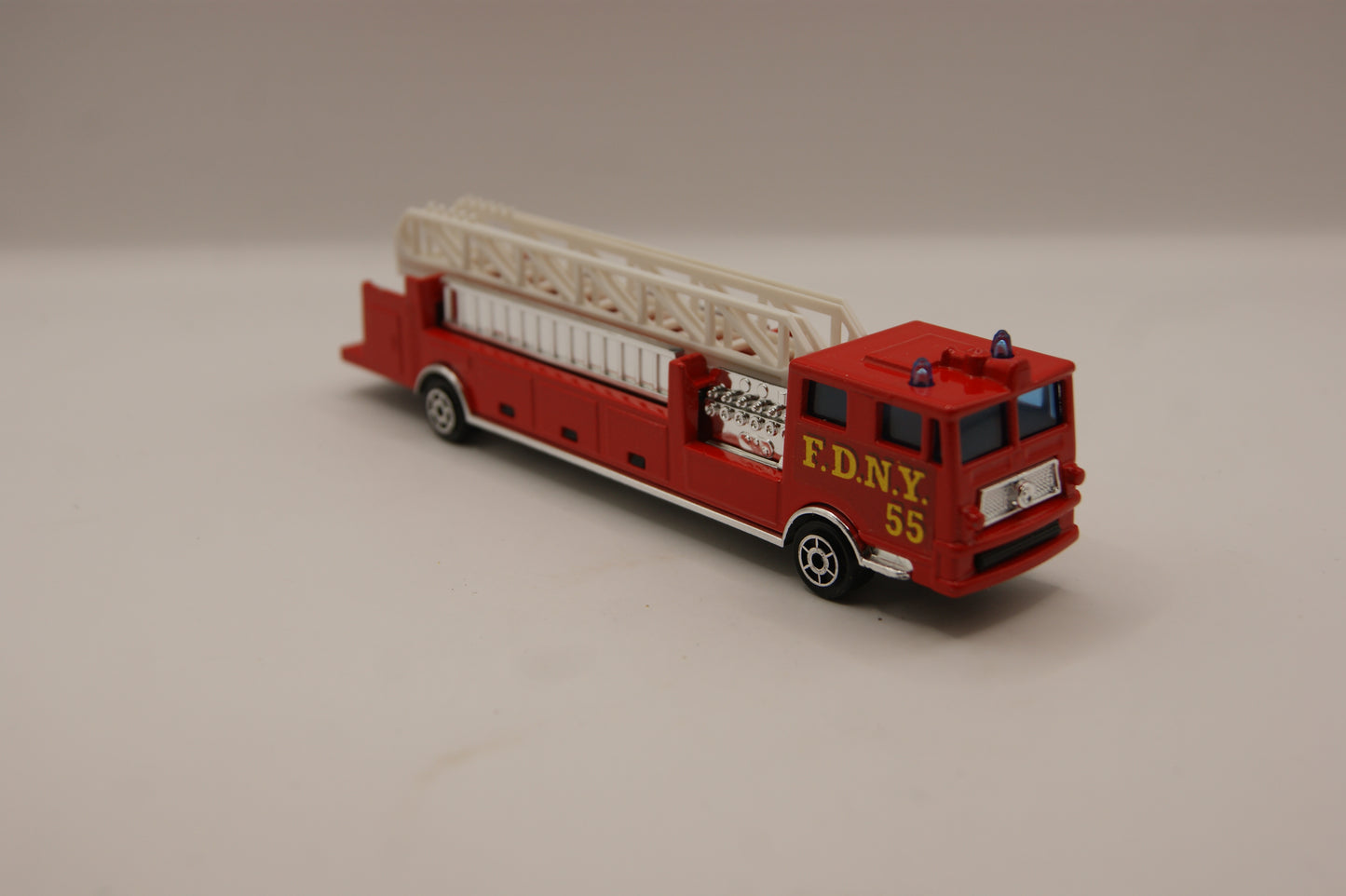 Majorette 612 FDNY 55 Hook & Ladder Feuerwehr Leiterwagen Vintage 1:87