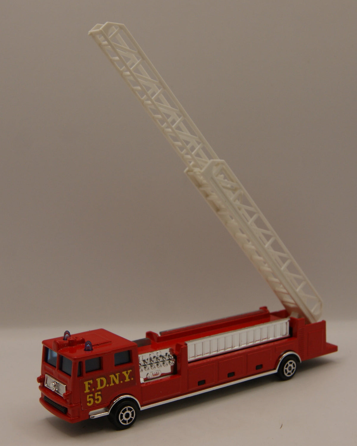 Majorette 612 FDNY 55 Hook & Ladder Feuerwehr Leiterwagen Vintage 1:87