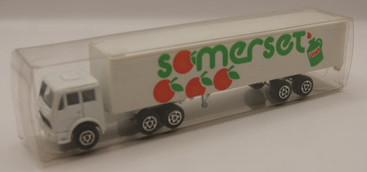 Majorette Vintage LKW Sattelzug Somerset Cider Werbemodell Truck mit Box