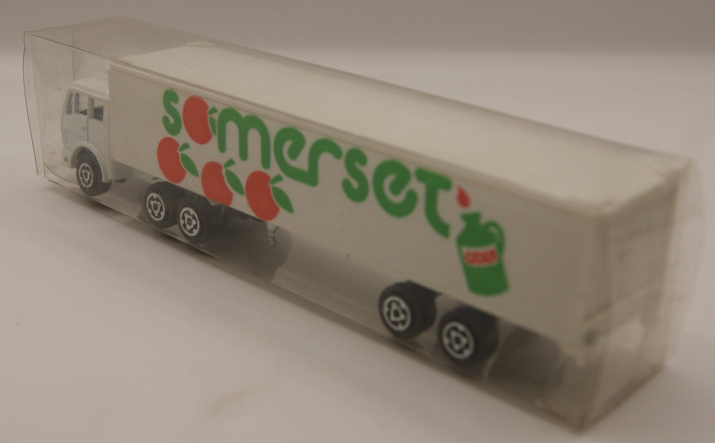 Majorette Vintage LKW Sattelzug Somerset Cider Werbemodell Truck mit Box