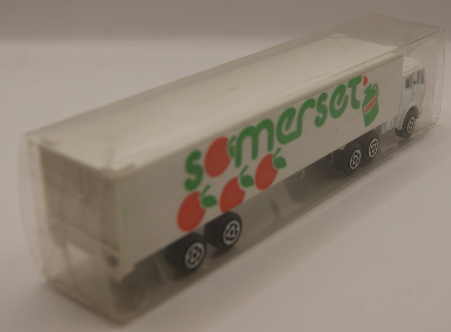 Majorette Vintage LKW Sattelzug Somerset Cider Werbemodell Truck mit Box