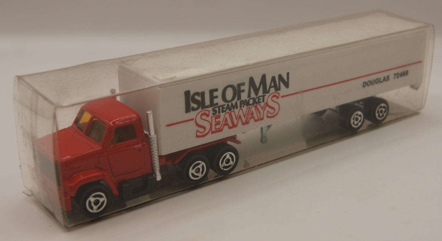 Majorette Vintage Sattelzug Isle of Man Steam Packet Seaways LKW Truck mit Box