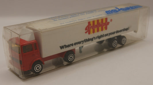 Majorette Vintage Sattelzug Grandways Made in France Werbetruck mit Originalbox