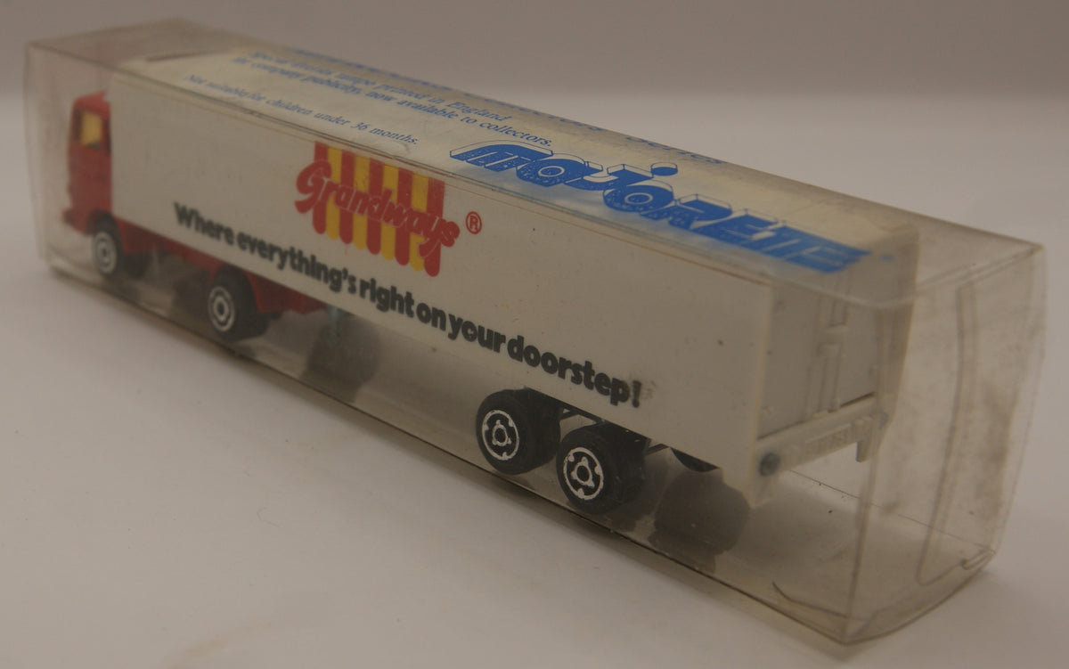 Majorette Vintage Sattelzug Grandways Made in France Werbetruck mit Originalbox