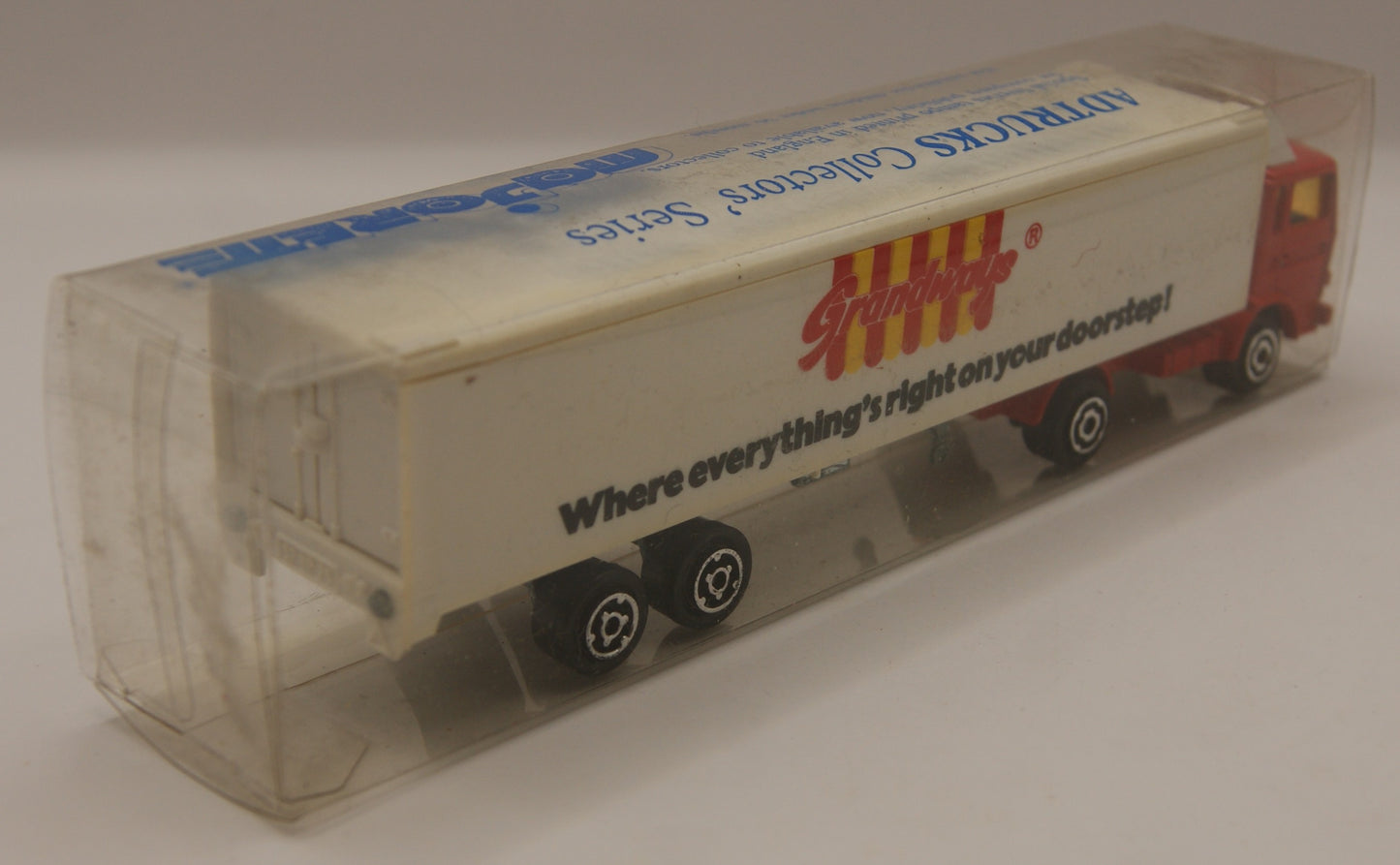 Majorette Vintage Sattelzug Grandways Made in France Werbetruck mit Originalbox