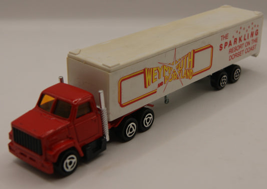 Majorette France Vintage Sattelzug Weymouth Portland Sparkling Resort Werbetruck