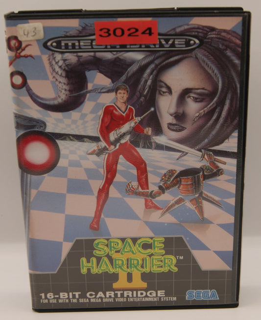Space Harrier II SEGA Mega Drive PAL CIB komplett mit Anleitung OVP Retro 1990