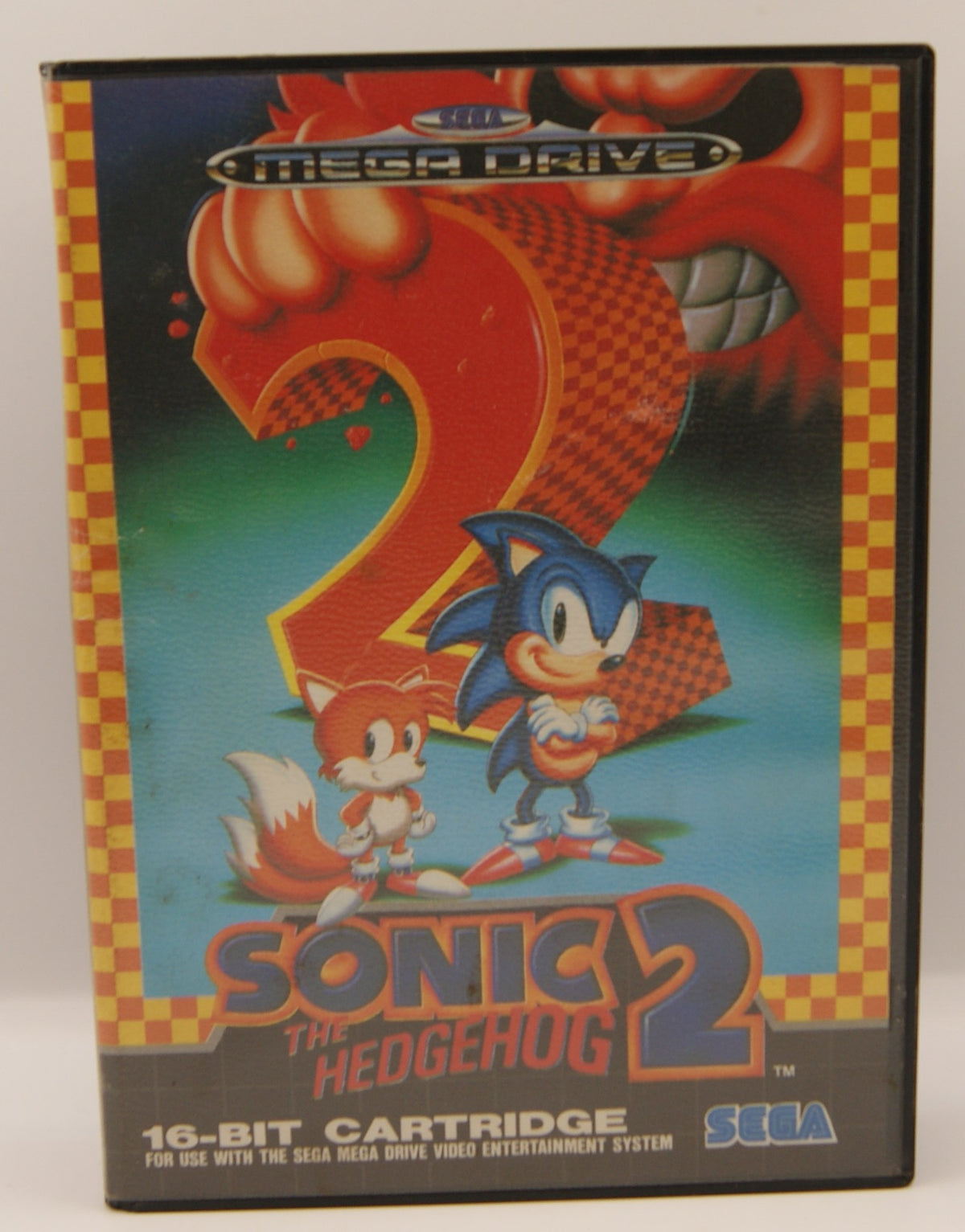 Sonic the Hedgehog 2 SEGA Mega Drive PAL OVP Box Modul ohne Anleitung 1992