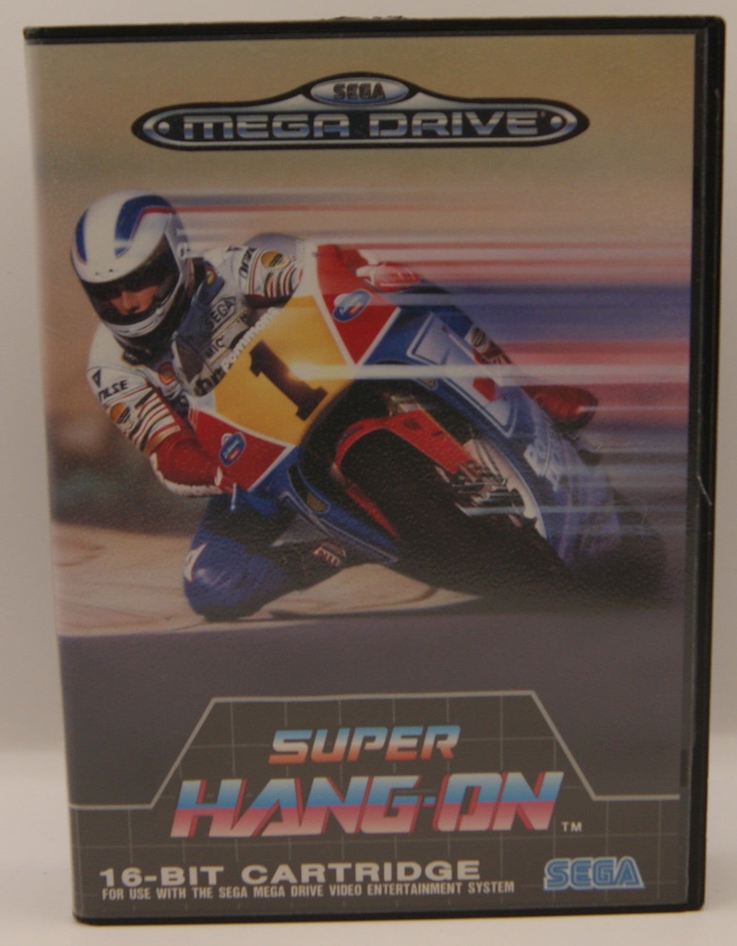 Super Hang-On SEGA Mega Drive PAL CIB komplett Box Anleitung Modul 1990
