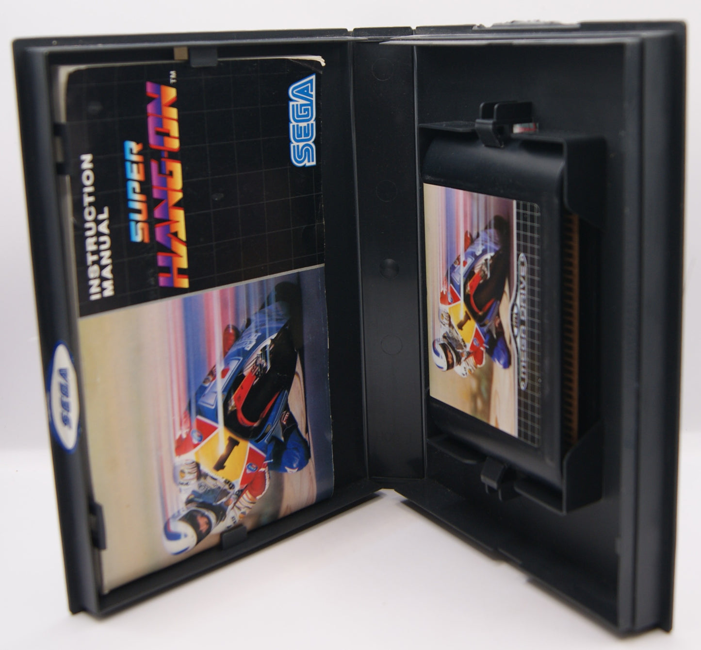 Super Hang-On SEGA Mega Drive PAL CIB komplett Box Anleitung Modul 1990