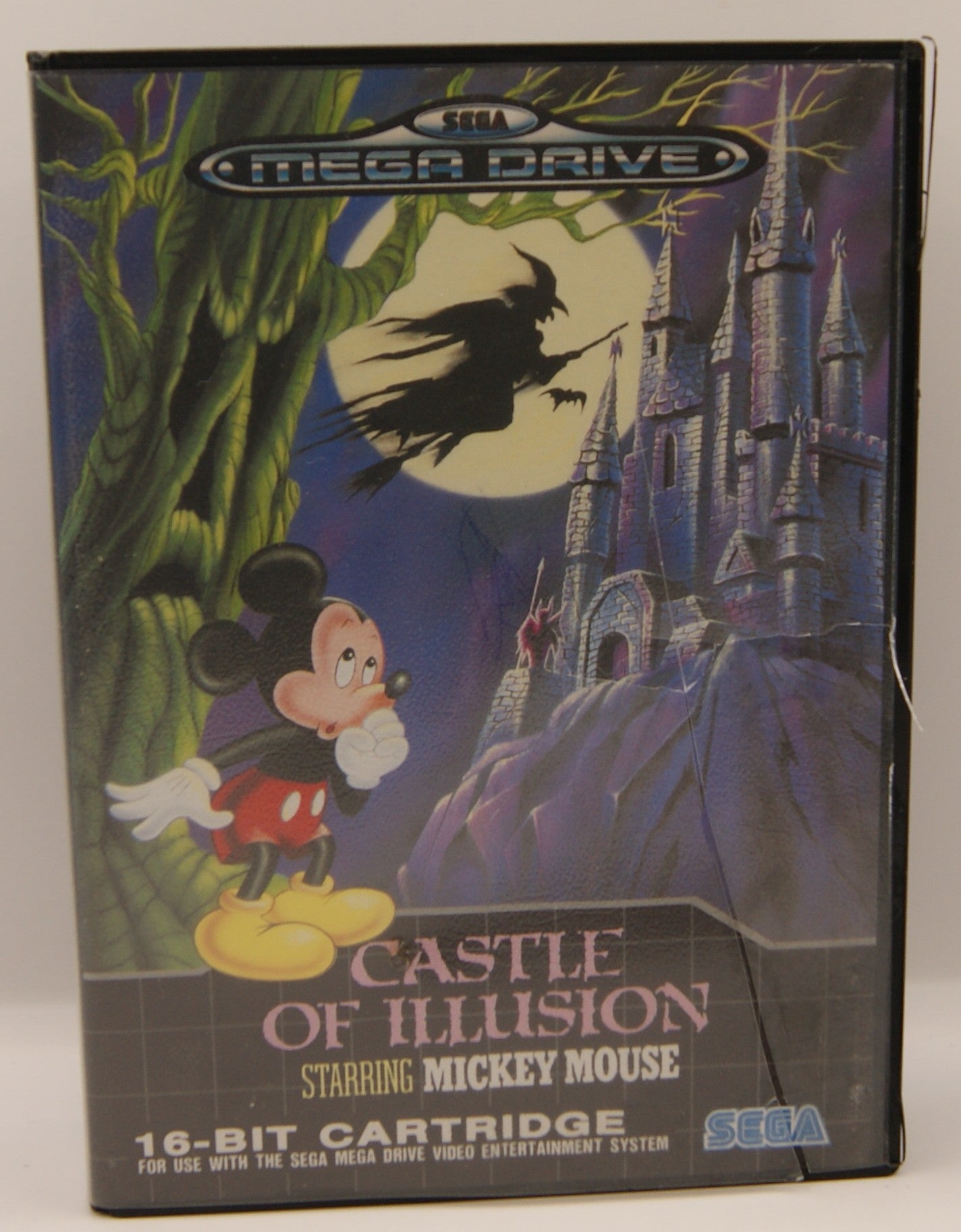 Castle of Illusion starring Mickey Mouse SEGA Mega Drive PAL Box Modul ohne Anleitung