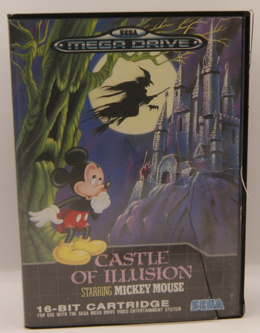 Castle of Illusion starring Mickey Mouse SEGA Mega Drive PAL Box Modul ohne Anleitung