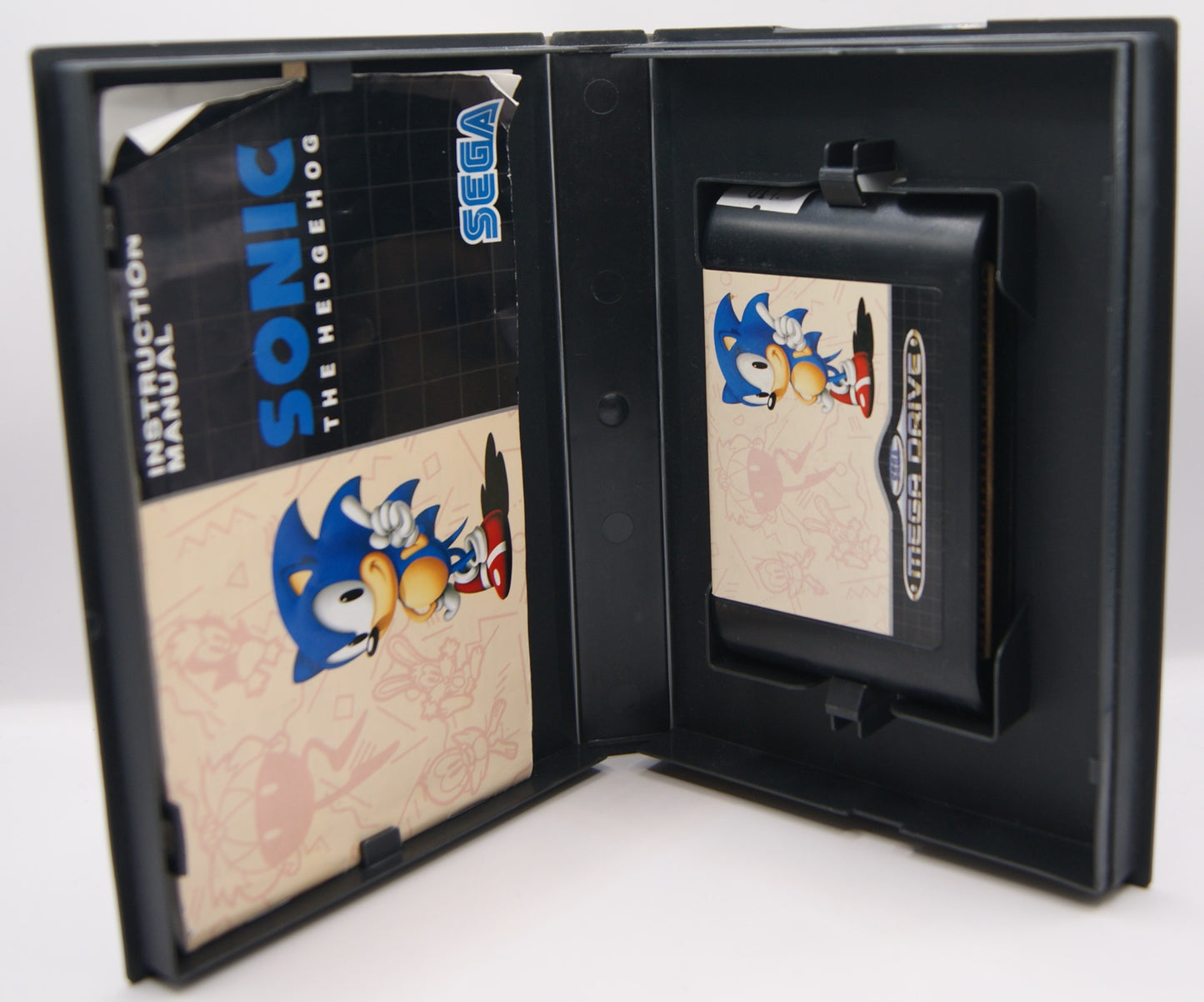 SEGA Mega Drive Sonic the Hedgehog PAL OVP Anleitung komplett CIB 1991 Klassiker