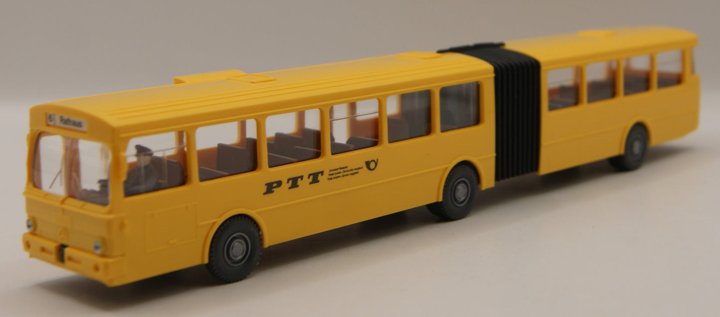 Wiking 705 Mercedes-Benz O 305 G Gelenkbus PTT Schweiz gelb H0 1:87 OVP