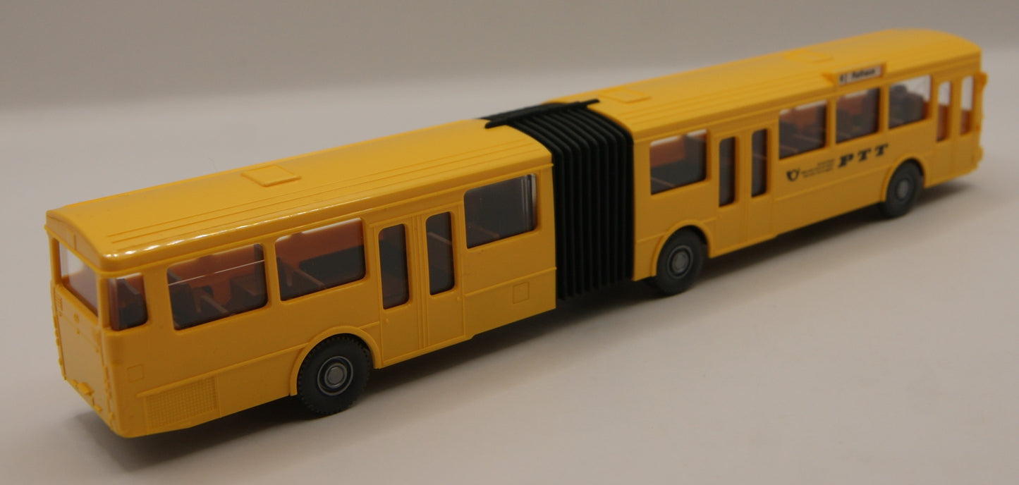 Wiking 705 Mercedes-Benz O 305 G Gelenkbus PTT Schweiz gelb H0 1:87 OVP