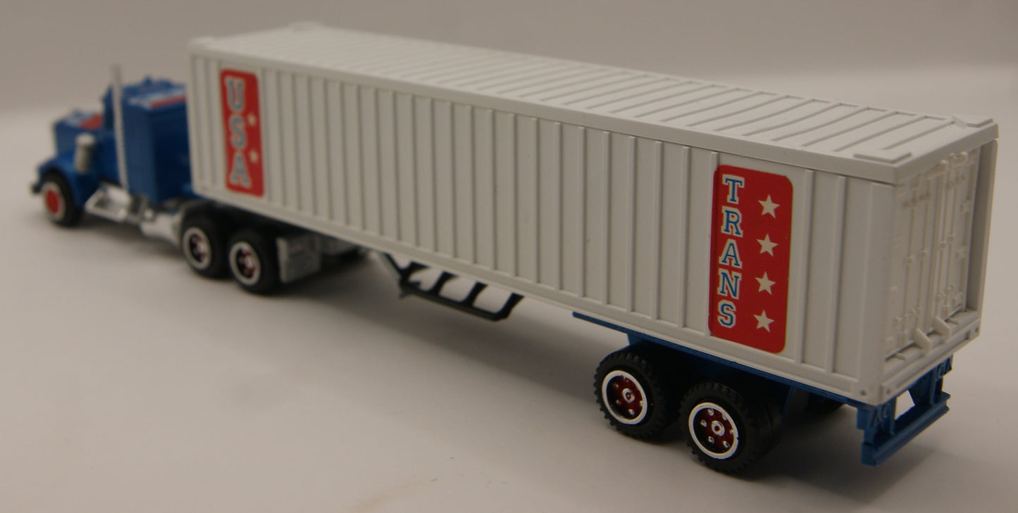 Majorette 603 Kenworth W900 USA Trans Container Truck Vintage 1:87 Made in France