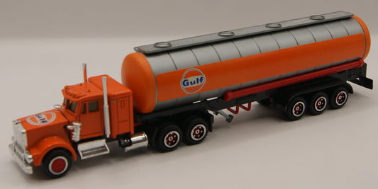 Majorette 606 Kenworth W900 Gulf Tanker Sattelzug Vintage 1:87 Made in France