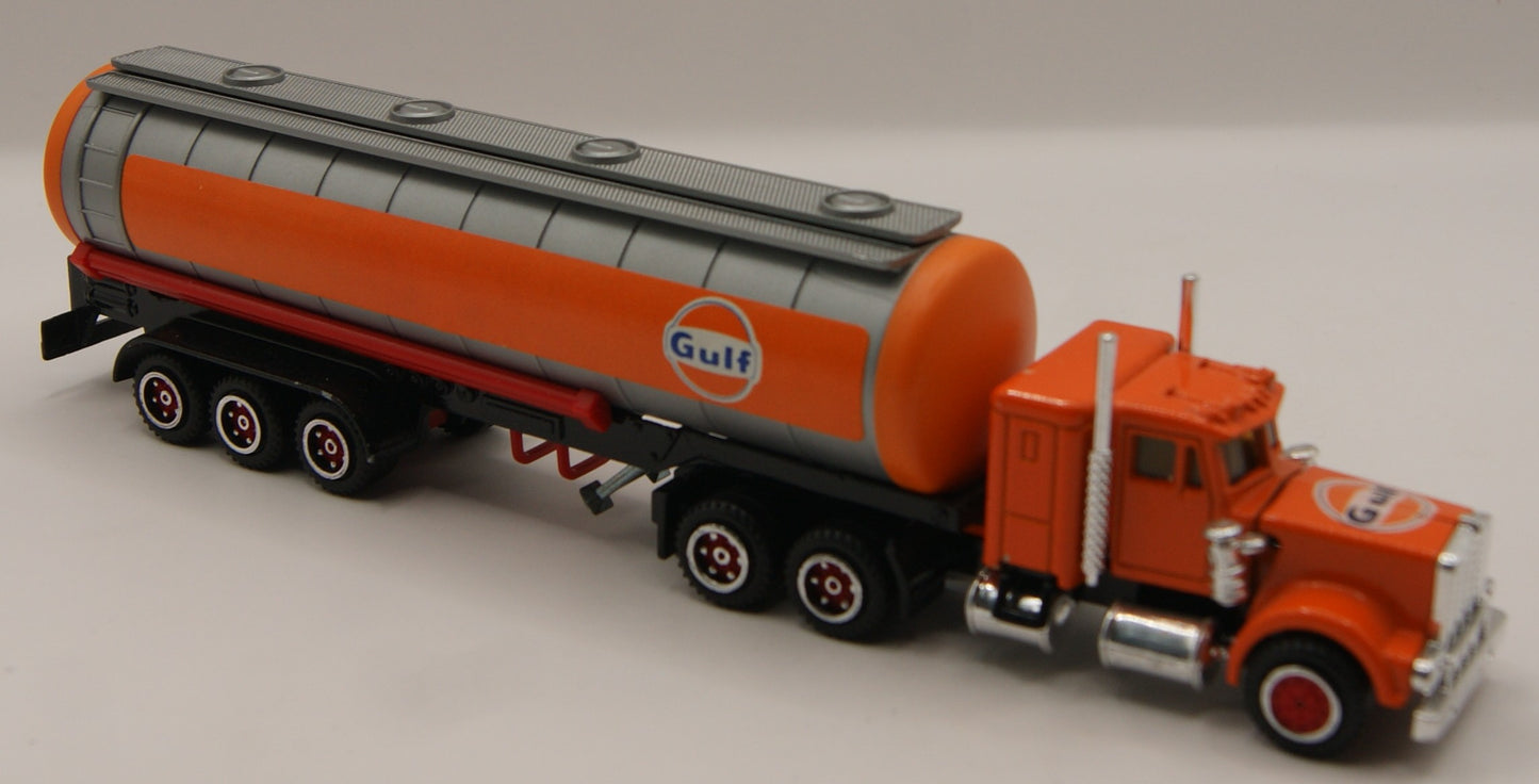 Majorette 606 Kenworth W900 Gulf Tanker Sattelzug Vintage 1:87 Made in France