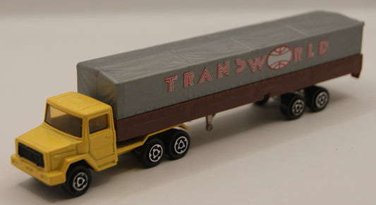 Majorette Magirus Transworld Planen-Sattelzug Vintage 1:100 Made in France