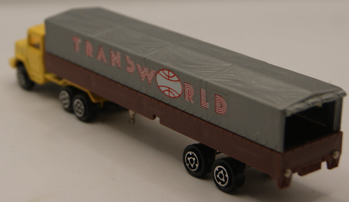 Majorette Magirus Transworld Planen-Sattelzug Vintage 1:100 Made in France