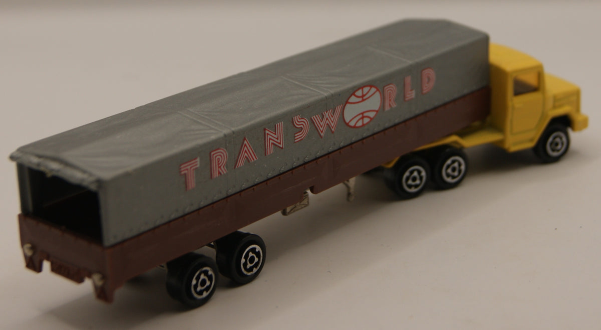 Majorette Magirus Transworld Planen-Sattelzug Vintage 1:100 Made in France