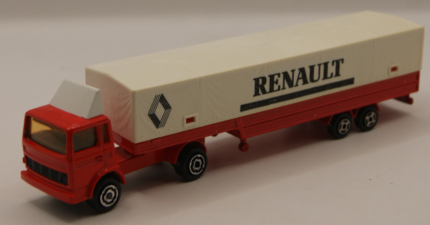 Majorette Saviem Renault Planen-Sattelzug 1:100 Vintage Made in France