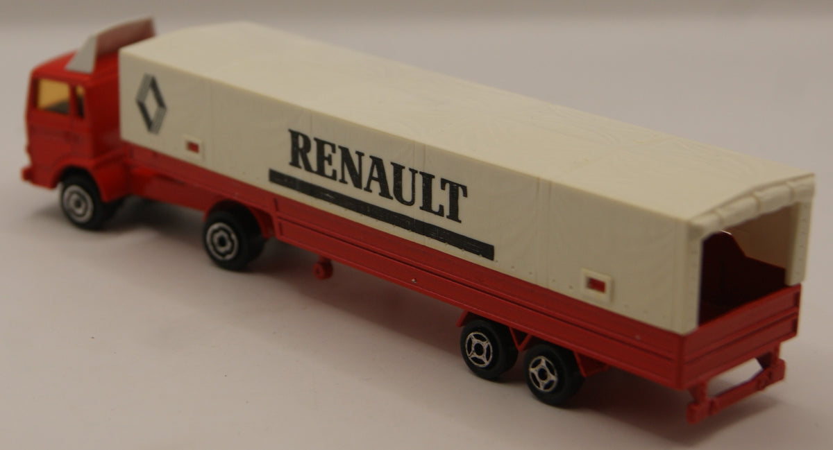 Majorette Saviem Renault Planen-Sattelzug 1:100 Vintage Made in France