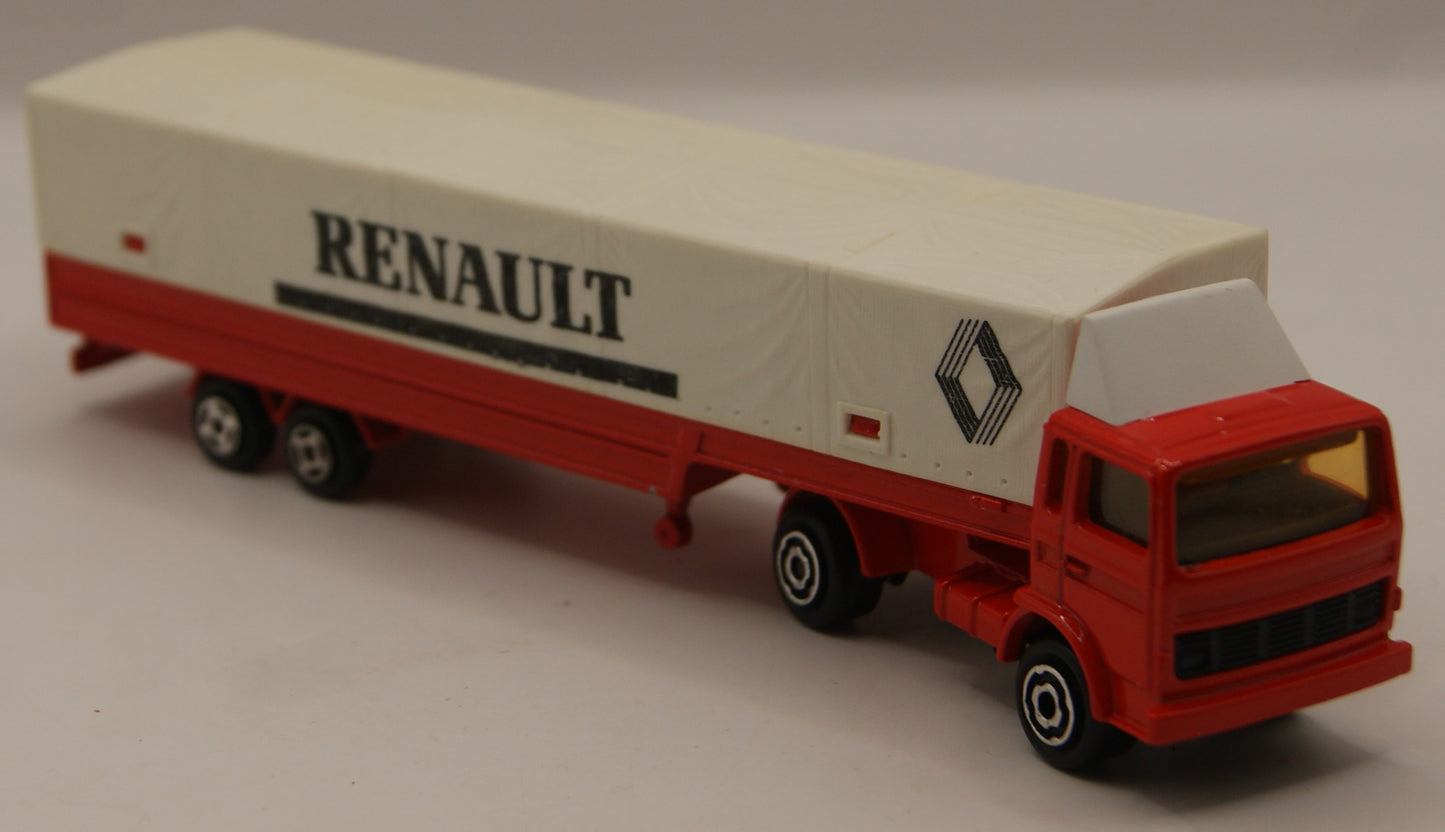 Majorette Saviem Renault Planen-Sattelzug 1:100 Vintage Made in France