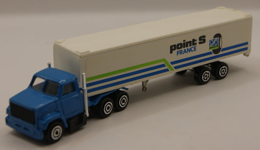 Majorette 361 GMC Brigadier Point S France Sattelzug 1:100 Vintage Made in France