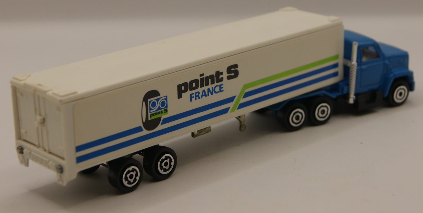 Majorette 361 GMC Brigadier Point S France Sattelzug 1:100 Vintage Made in France