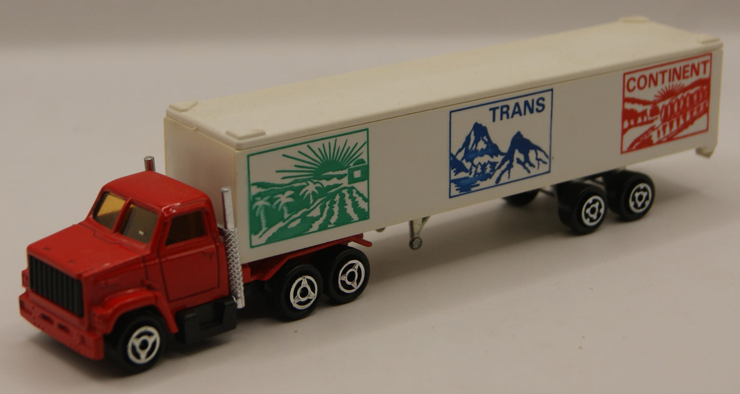 Majorette Vintage Trans Continent Sattelzug Nr. 361 1:60 Camion Made in France